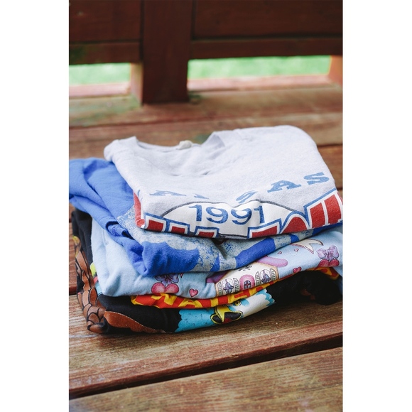Vintage Tops - (sold)  (6) Vintage T Shirt Bundle
